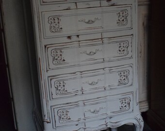 Shabby Chic/Landhaus Schubladenschrank/Kommode/Schrank