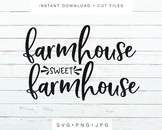 Download Farmhouse Sweet Farmhouse Svg Create Svg Farmhouse Cutting Etsy PSD Mockup Templates