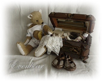 alte Kinder/Puppen-Leder-Schuhe