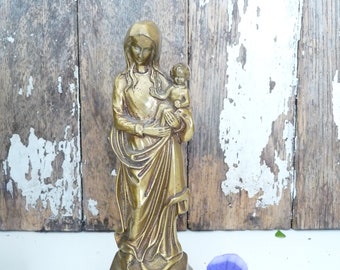 Messingfigur Madonna H: 13,5cm