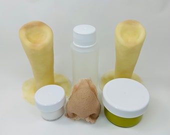 Special FX Makeup - Shrek Prosthetic Nose/Ears and Application Bundle - Shrek the Musical