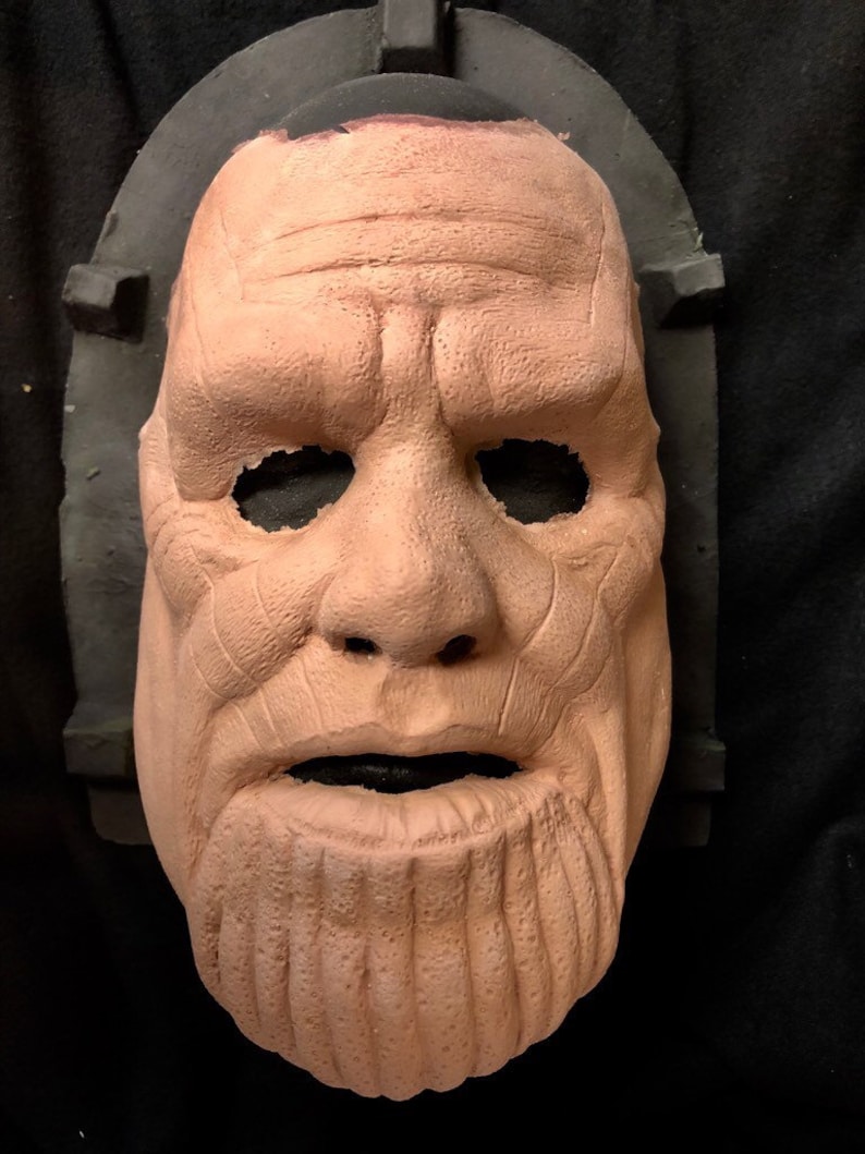 SuperheroSupervillian Special FX Makeup Thanos Foam Latex Prosthetic Mask