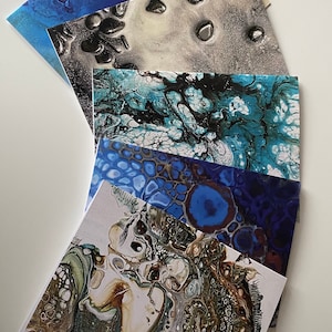 Artist greeting cards (Fine Art) with white envelopes in a set (5 cards) per package
