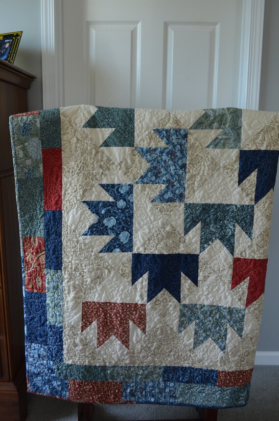 Download Great Shower Wedding Or Housewarming Gift Handmade Throw Size Quilt Vibrant Colors Quilt For Sale Lap Quilt Reversible Quilt Quilting Art Collectibles Advancedrealty Com