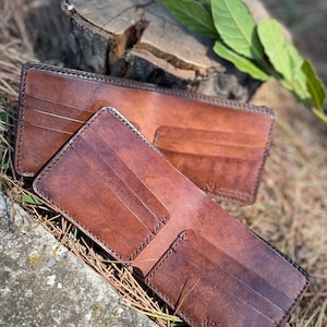 Portafoglio da Uomo Made in Italy, Portafoglio in Cuoio RFID-Blocking, Portafoglio in Pelle Artigianale pelle Italiano Goods