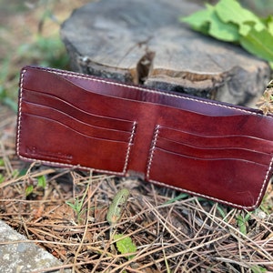 Portafoglio personalizzato fatto a mano/Portafoglio per lui/Regalo per lui/Mens Wallet/Portafoglio unico/ Portafoglio in pelle/ Gift