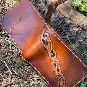 Handgemachte personalisierte Geldbörse / Geschenk für Ihn / Unikat Portemonnaie / Personalisiertes MännerPortemonnaie / Geschenk für Ihn / Kaufportemonnaie