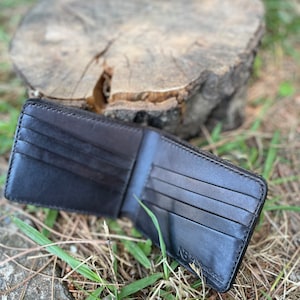 Portafoglio da Uimo Made in Italy, Portafoglio in Cuoio RFID-Blocking, Portafoglio in Pelle Artigianale, Portafoglio in Pelle Italiano
