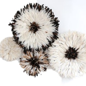 Juju Hat Set of  4 xWhites ,browns and black - 3 sets/sizes available.