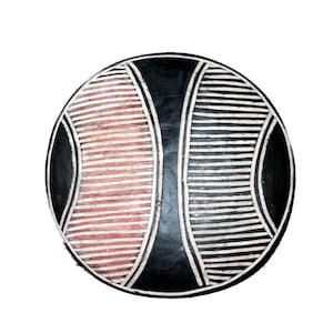 African Wood Shield | Wall Decor | Authentic Cameroonian Bamileke Shields | Wooden Wall hanging | Hand Carved