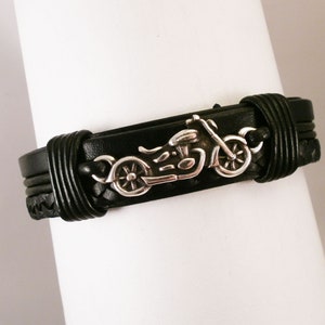 Bracelet motorcycle rider gift leather