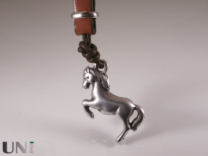 Keychain Mini leash pendant horse keyring image 2