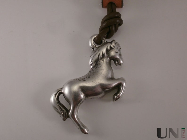 Keychain Mini leash pendant horse keyring image 3