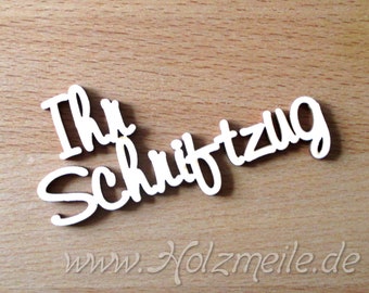 Individual lettering "Frankfurt" made of wood, name for communion, confirmation, room door or wedding, laser cut