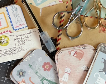 Tarjetas de diario hechas a mano / Scrapbooking, Project Life, Planificador