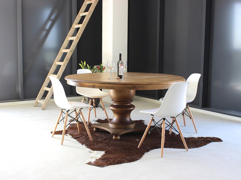 Rund Esstisch massiv Fortaleza 160 cm Landhaus Antik