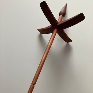Cross spindle made of precious wood image 1