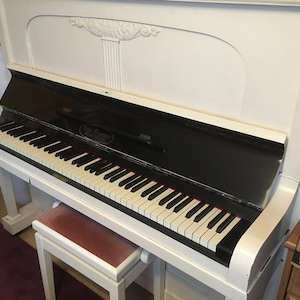 Pianoforte unico del 1890 circa immagine 1