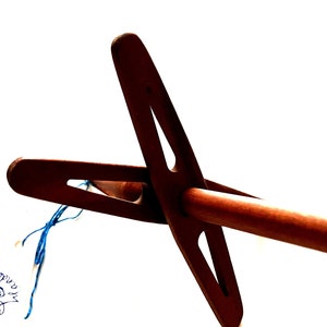 Cross spindle - small - made of precious wood