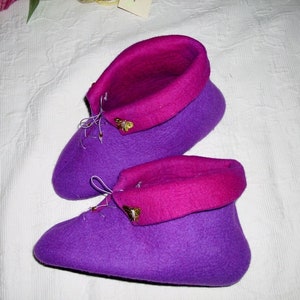 Violette hand fulled felt ankle boots image 1