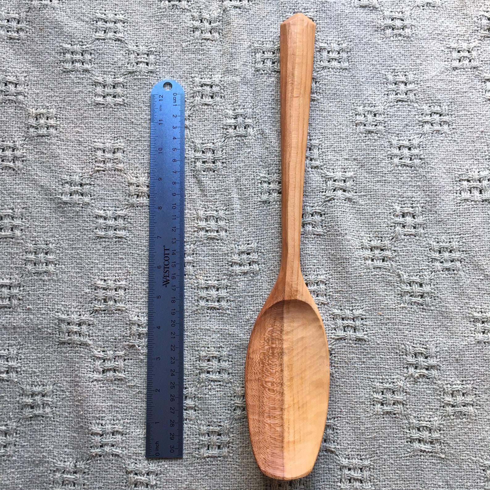Extra Large Cooking and Serving Spoon Rustic Kitchen Etsy
