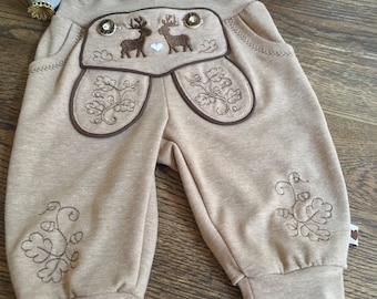 Trachtenhose Baby Lederhosen-Optik  Leopold