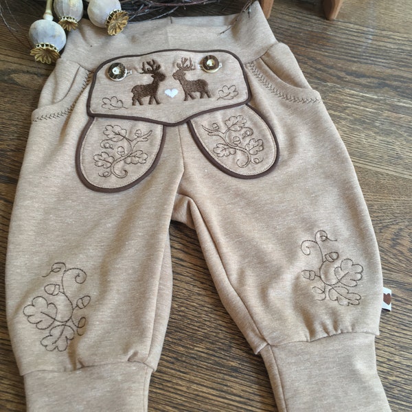 Trachtenhose Baby Lederhosen-Optik  Leopold