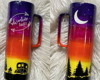Sunrise/Sunset Camping Tumbler