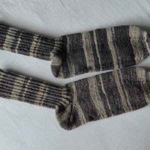 Hand-knitted socks, size 45