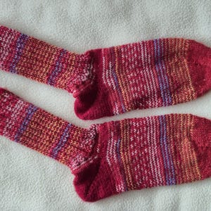 Chaussettes tricotées à la main 37