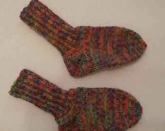 Handgestrickte Socken 22