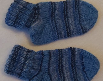 Hand knitted socks 20th century