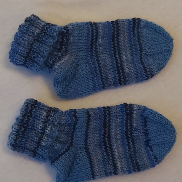 Hand knitted socks 20th century