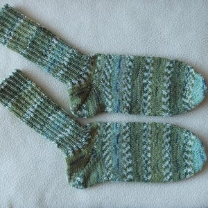 Chaussettes tricotées main 37