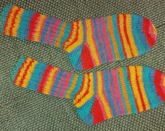 Handgestrickte Socken 31