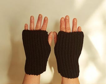 Pulswärmer/ Stulpen schwarz