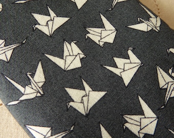Cranes, custom-made mobile phone case, origami crane, Japanese, Japan, black, anthracite, free shipping :)