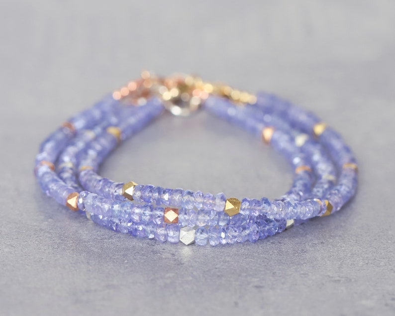 Tanzanite Bracelet December Birthstone Gift