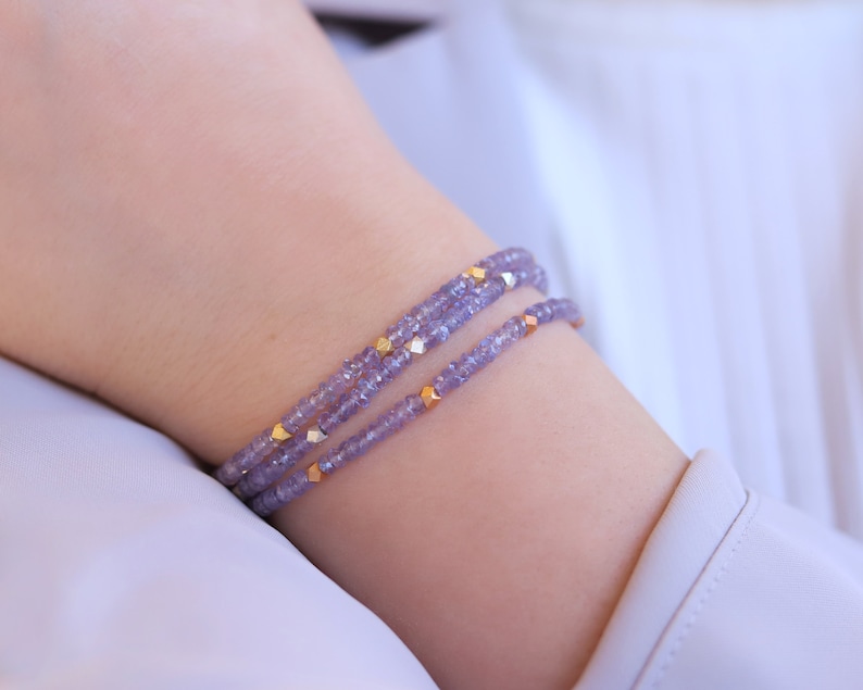 Tanzanite Bracelet December Birthstone Gift
