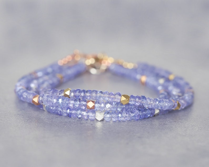 Tanzanite Bracelet December Birthstone Gift