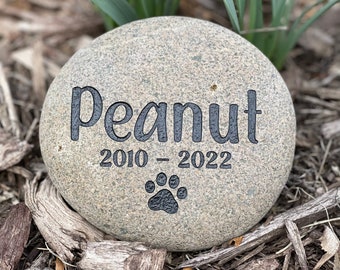 Personalized Pet Memorial Stone for home or garden, dog memorial, cat memorial, pet keepsake, pet remembrance gift, in memory of gift,