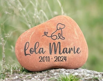 Pet Memorial Stone, Custom Pet keepsake, Remembrance Gift, In Memory of, Animal Memorial Gift, Pet Grave Marker, Garden Stone, Beloved Pet