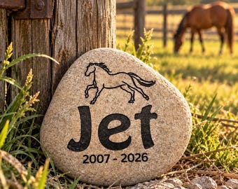 Engraved Pet Memorial Stone, Pet headstone, Pet memorial garden stone, Pet memorial gift, Sympathy gift for pet loss, loss of pet keepsake