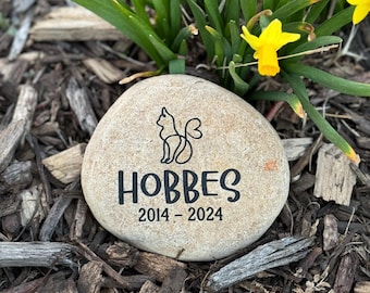 Personalized Pet Memorial Stone, Custom keepsake, Remembrance Gift, Gift for Pet Lover, Animal Memorial Gift, Pet Grave Marker, Garden Stone