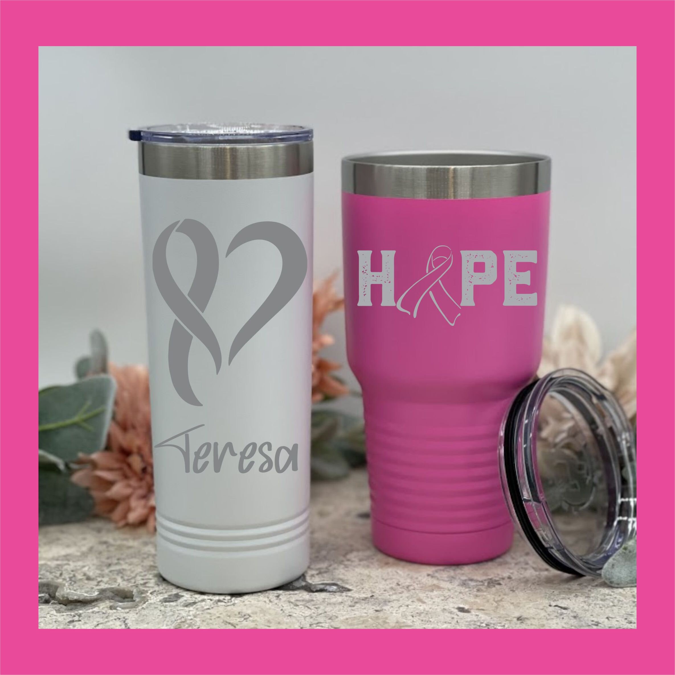 Breast Cancer Survivor Gifts for Women-Chemo Survivor, Ovarian, Breast  Cancer Awareness Gift-Cancer Survivor Gift- 12ozTumbler, Blanket, Cancer