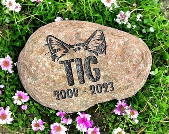 Personalized Pet Memorial Stone, dog memorial, cat memorial,  garden marker, pet keepsake, pet remembrance gift, in memory of pet, pet lover