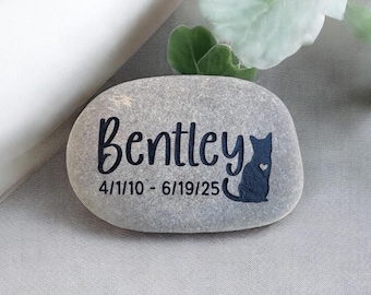 Personalized Pet Memorial Stone, dog memorial, cat memorial,  garden marker, pet keepsake, pet remembrance gift, in memory of pet, pet lover