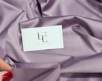 Purple elastic satin fabrics by the meter, LS6797