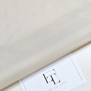 Dark ivory lining fabric, skin-coloured lining by the meter, VL073