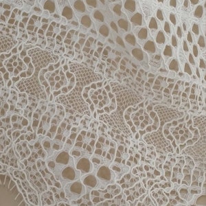 Creme Spitze, Ivory Chantilly Hochzeitsspitze